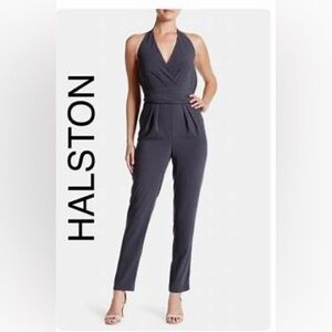 NEW WITH TAGS Halston Heritage Asphalt Jumpsuit NHC170149 - Size 6